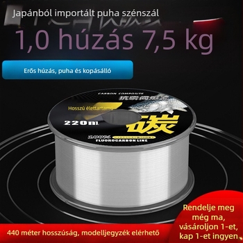 Prémium ultra-puha karbon fő zsinór tengeri horgászathoz