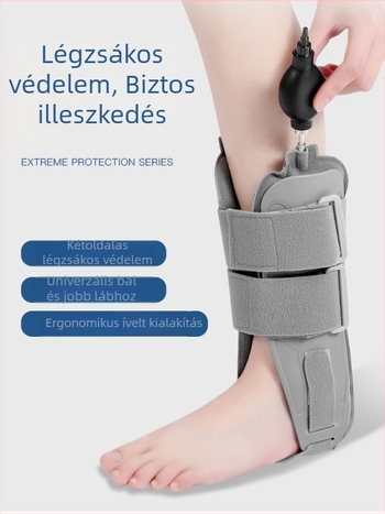 Felfújható bokaortézis légpárnás védelemmel – támogatás rándulás esetén, stabilizáció és korrekció varus/valgus