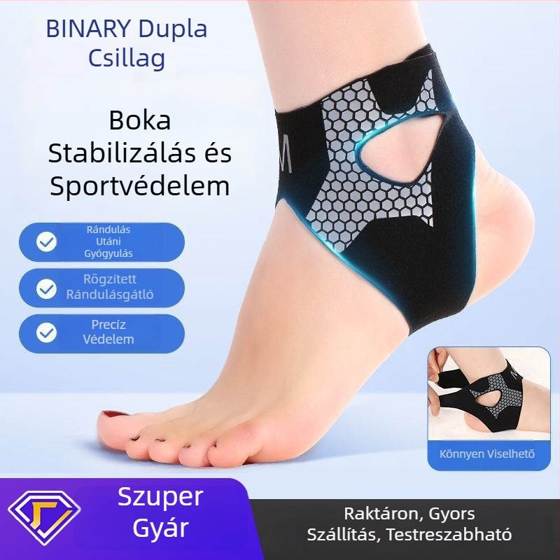 Szakmai bokaortézis bokaficam megelőzésére, lélegző, túrázáshoz és futáshoz
