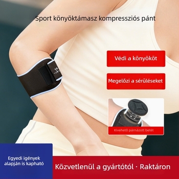 Tenisz könyökvédő – professzionális védőfelszerelés, kompressziós könyöktámasz tenishez és badmintonhoz