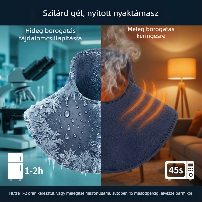 Gél vállvédő lapok hideg és meleg kompresszióhoz, vállvédő, nyakvédő