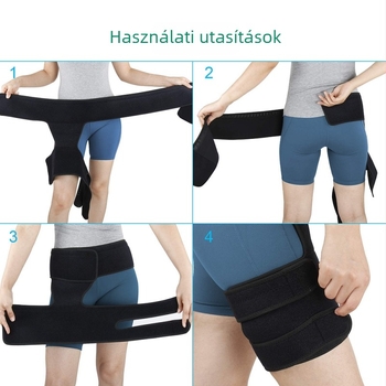 Fitnesz lábvédő, lágyékvédő, deréktáji és csípővédő öv kültéri hegymászáshoz és meleget adó viselet