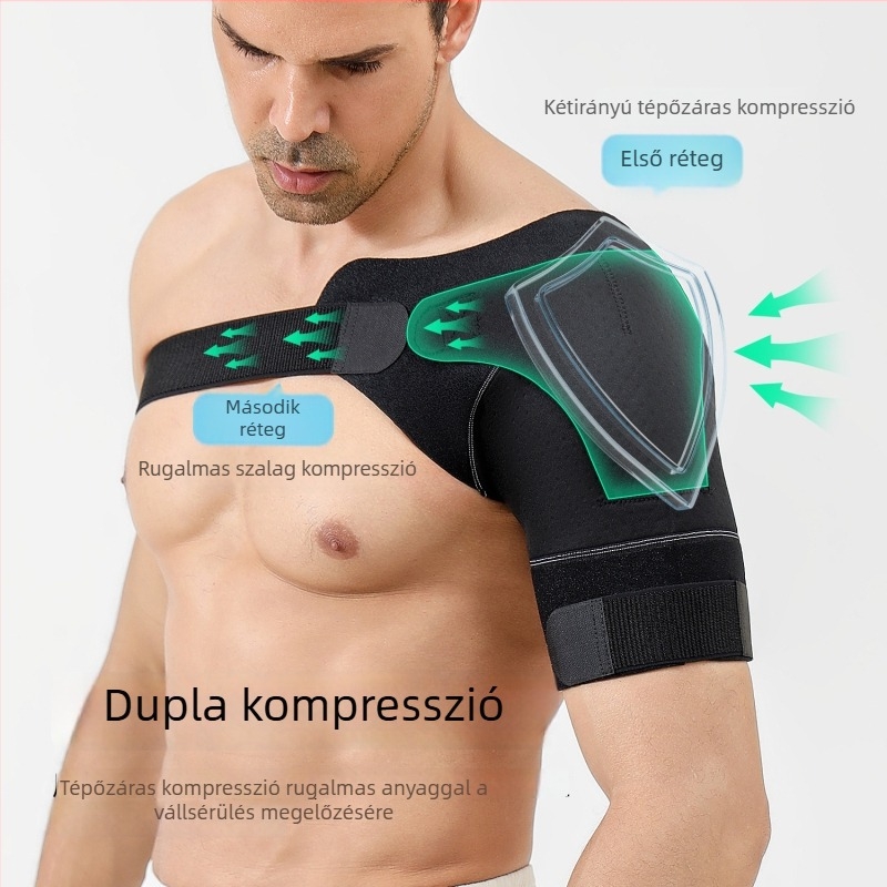 Szabályozható, lélegző vállpánt sporthoz és edzéshez, négy évszakos vállvédő támogatás