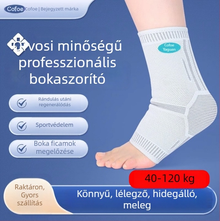 Kefu professzionális orvosi boka-tartó, szalag-szakadás és bokasérülések esetén, meleg kompressziós viselet a felépüléshez