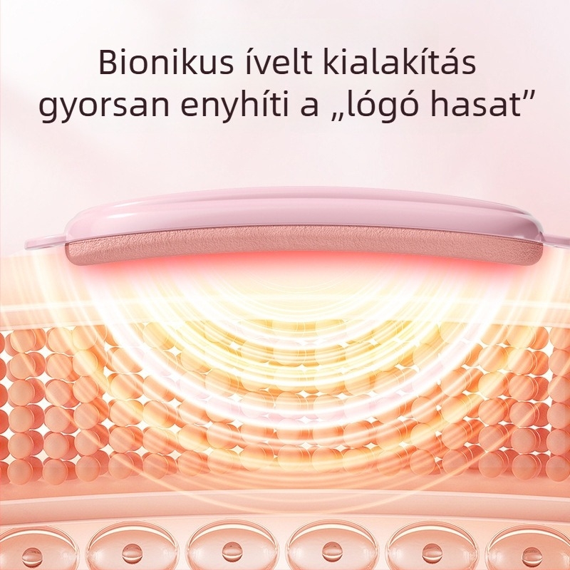 Új stílusú meleg medenceöv hasi masszázzsal, derékmelegítés, vibrációs masszírozó, 4 üzemmód