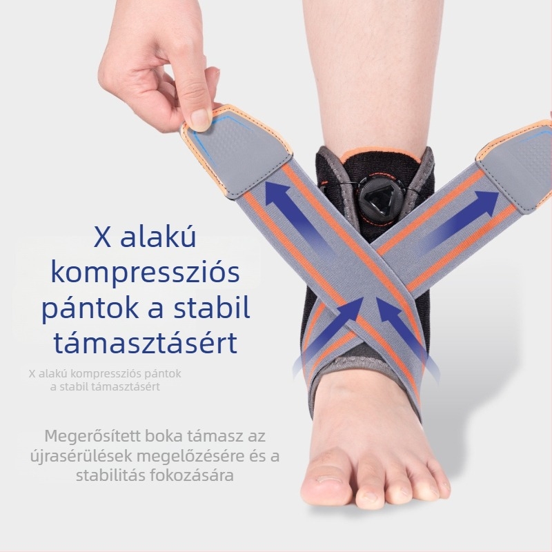 Boka immobilizáló ortézis a bokarándulás utáni rehabilitációhoz, sportvédő
