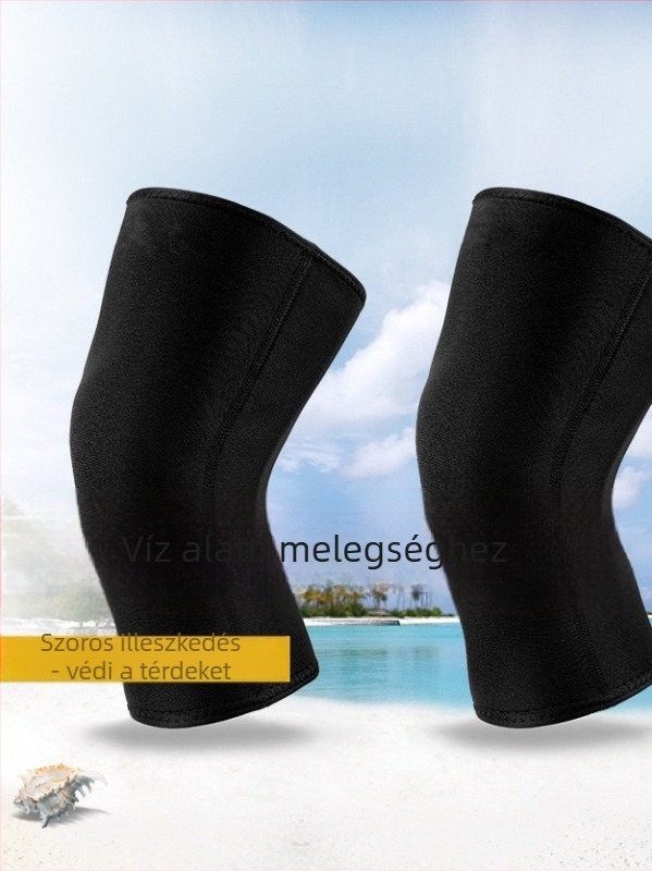3 mm vastag, hosszított térdvédő hideg időkre – meleg védő téli úszáshoz, snorkelinghez és merüléshez, irodai használatra