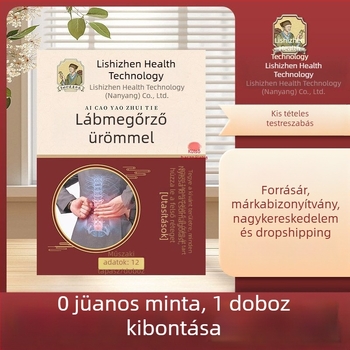 Li Shizhen Mugwort ágyéki tapasz hátfájás enyhítésére, melegítő terápiával, háromdimenziós felmelegedéssel