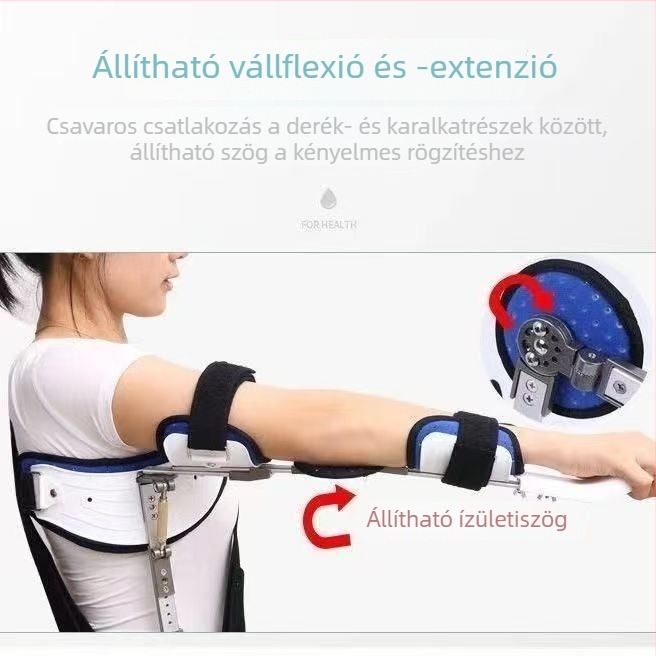 Állítható vállabdukciós ortézis, kar és vállízületeinek támogatásához