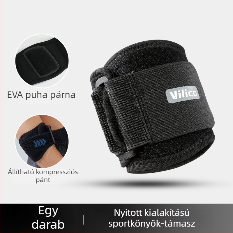 Vilico könyökvédő sáv nyári kültéri labdajátékokhoz, ütéscsillapítás, állítható kompresszió, lélegző, kényelmes támasz