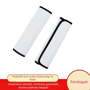Autó biztonsági öv borító hőátvitel, búvár anyag, sublimációs üres vállpánt DIY nyomtatáshoz
