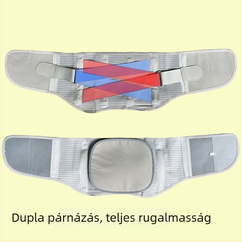 Deréktámasztó öv acéllemezével, hátfájásra, ágyéki porckorongsérvre és túlterhelésre