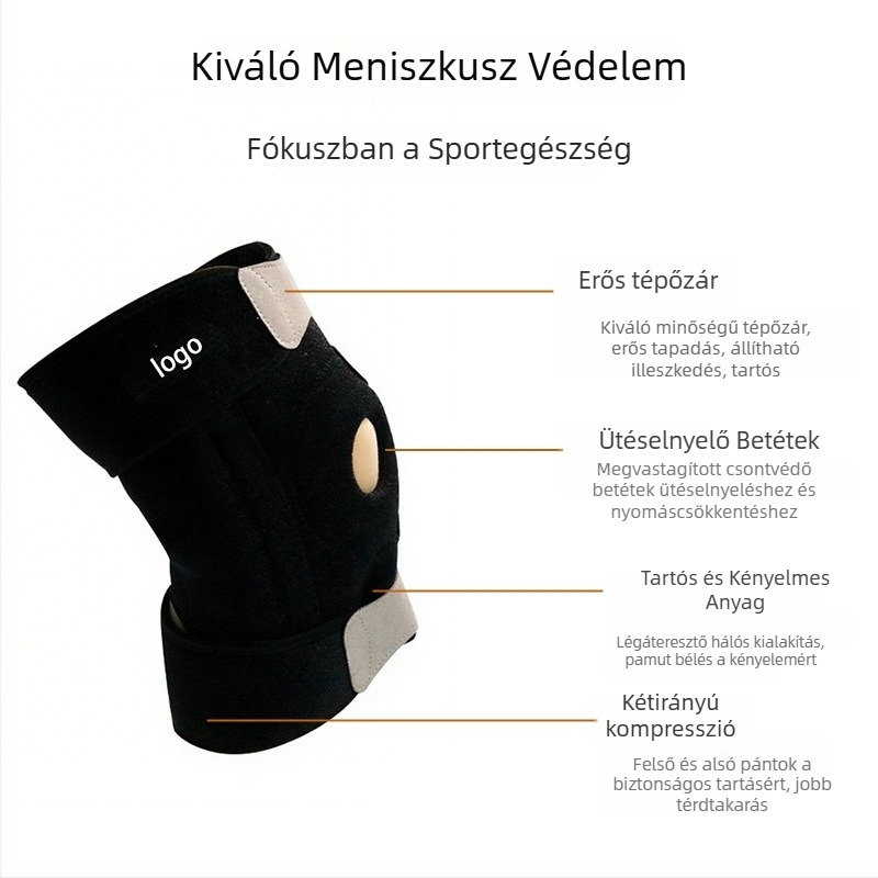 Kötött sporttérdvédők kompressziós pánttal – kosárlabda, futás, edzés és kerékpározás számára, lélegző és nyomásos