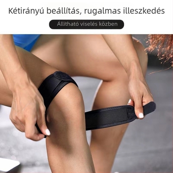 Kompressziós patella- és patellárendszeri szalag futáshoz, kosárlabdához, tollaslabdázáshoz és kerékpározáshoz