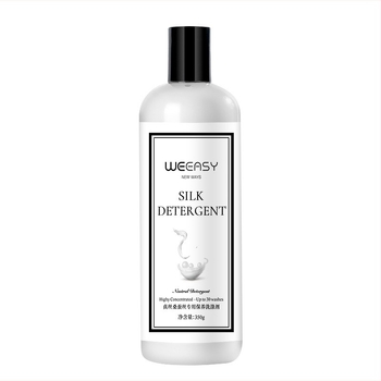 Selyem és gyapjú mosó- és ápoló – Selyemmosó folyadék kézi mosáshoz, selyem ágynemű és gyapjú ruhák ápolására