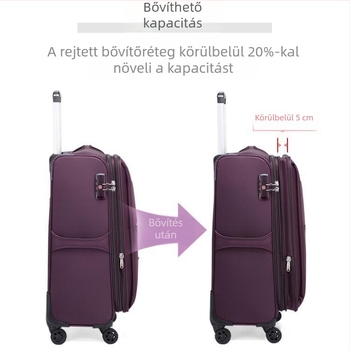 Swiss Army Knife vászon utazótáska kerékkel, uniszex, Oxford anyag, TSA kombinációs zár, üzleti út