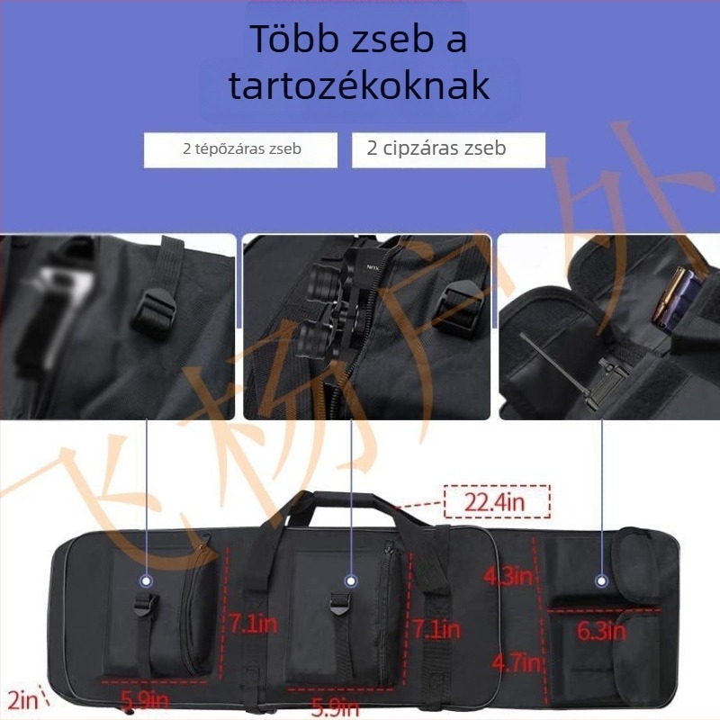 Kültéri M416 taktikai hátizsák vízprojektilok tárolására, multifunkcionális hátizsák airsofthoz és horgászathoz