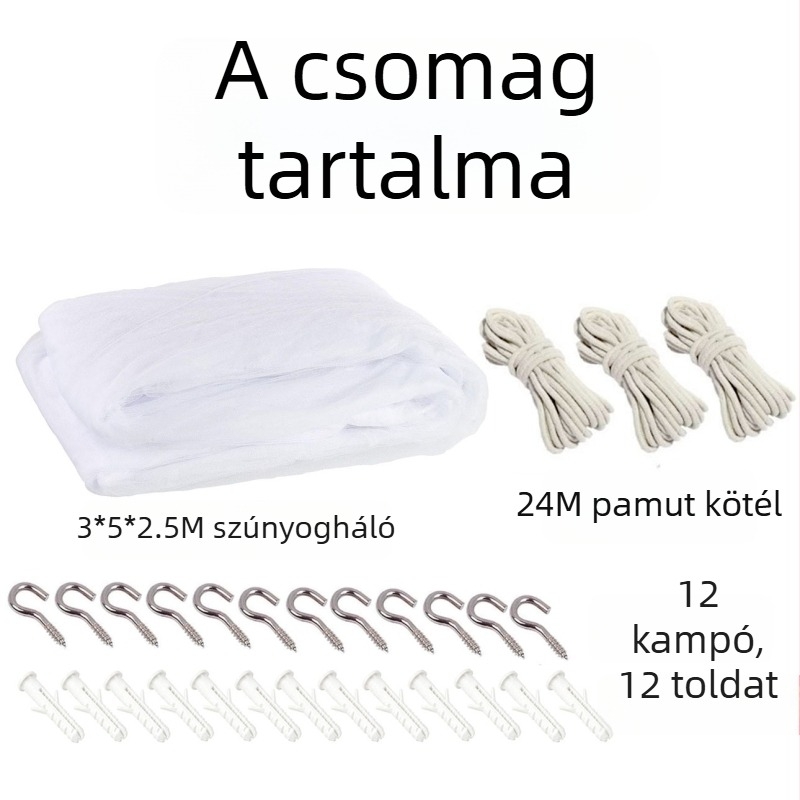 Nyári ultra-nagy kültéri szúnyogháló, téglalap alakú, kerthez és pavilonhoz, növények elleni védőrovarháló, kemping és piknik sátor