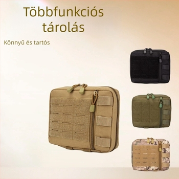 Kültéri taktikai orvosi táska lézeres kivágással, MOLLE rendszerrel, EMT-kiegészítőkkel, multifunkcionális