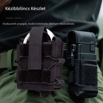 Molle rendszerű bilincs tok csattal és Velcro pánttal – többfunkciós táska (03 modell)