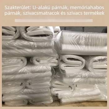 Memóriahabos nyak-támasz párna, lassú visszatérés, felhő-szerű támogatás, testtartás javítása, kettős pozíció kialakítás