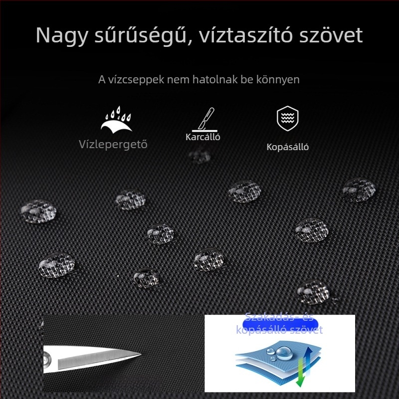 Nagy kapacitású Oxford vászon utazótáska, gördíthető, uniszex, üzleti út, TSA zár
