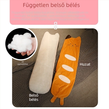 Képregény-stílusú terhespárna, oldalt alváshoz, hosszú henger alakú testpárna