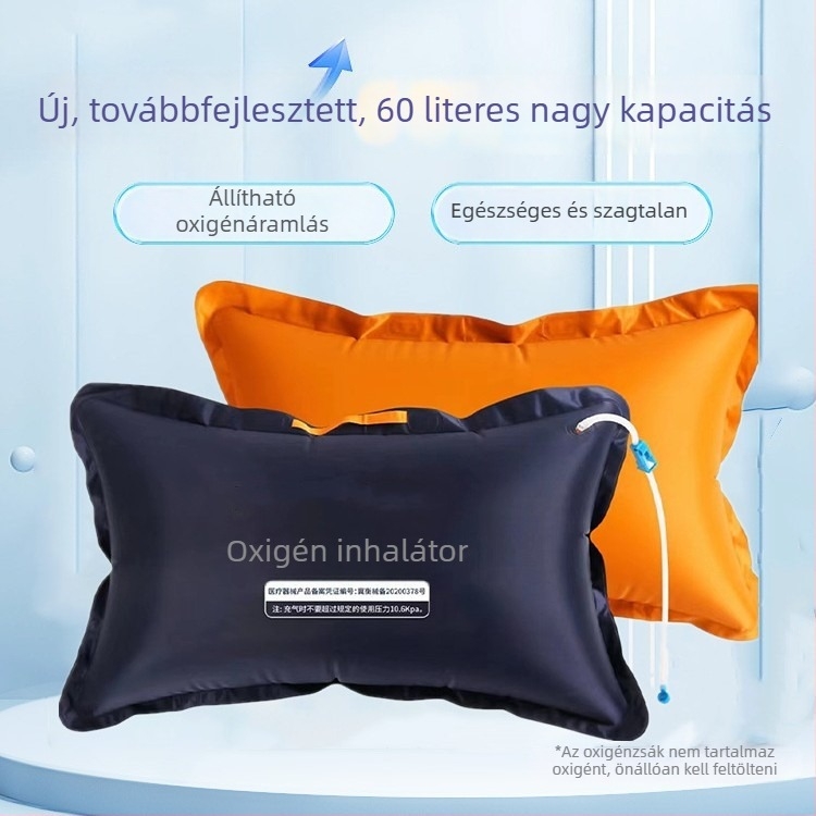 Orvosi oxigén táska, hordozható oxigéninhalátor terhes nőknek, otthoni elsősegély, nagy kapacitású oxigéntáska idős emberek számára