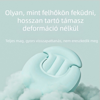 Újszülött etető párna - U-alakú, a tej visszafolyása és a tejtöbblet megkönnyítésére etetés közben
