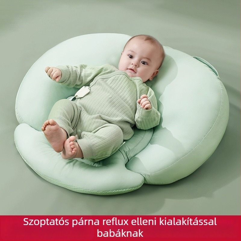 Újszülött etető párna - U-alakú, a tej visszafolyása és a tejtöbblet megkönnyítésére etetés közben
