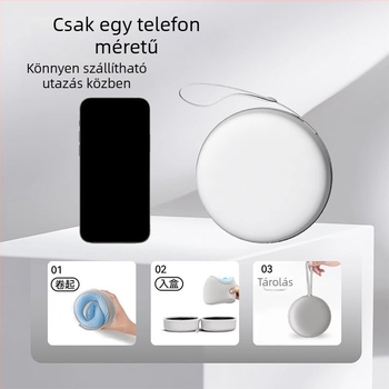 Memóriahabos U-alakú utazó párna a nyaki támasztáshoz — ideális repülőhöz, autóhoz és vonathoz