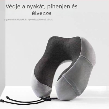 U alakú utazópárna memoryhabbal a pihenéshez és nyaki támaszhoz – Ló éve ajándék