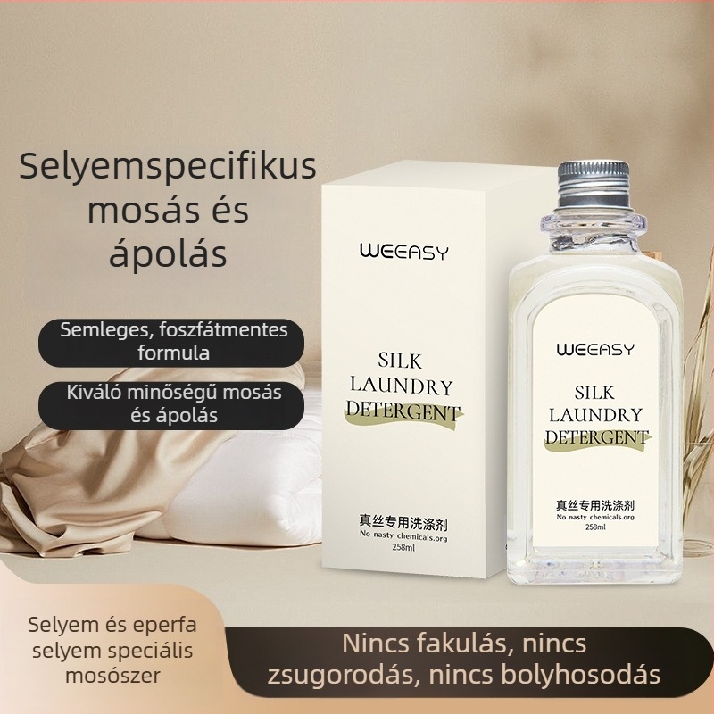 Selyem- és gyapjú mosófolyadék – kézi mosáshoz, finom ápolás