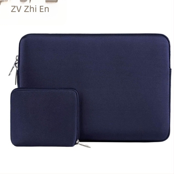 Személyre szabott neoprenes laptop táska készlet, méretek 13/14/15 hüvelyk, egyszínű, logónyomás elérhető