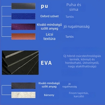 EVA merev tok szerszámokhoz, forrópréselt EVA héj, PE bélés