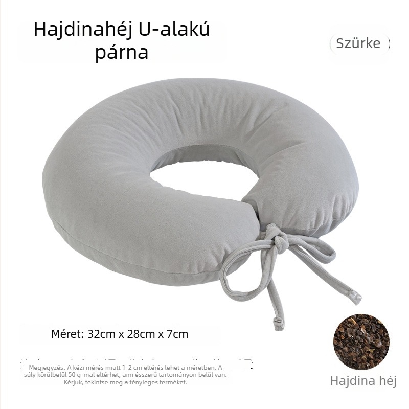 Hajdinahéj nyakpárna, U-alakú, hordozható utazópárna irodai pihenéshez