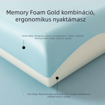 Ya-duo memóriahab párna mély alváshoz, Pro nyaki támasz oldal alvásra, Uniszex