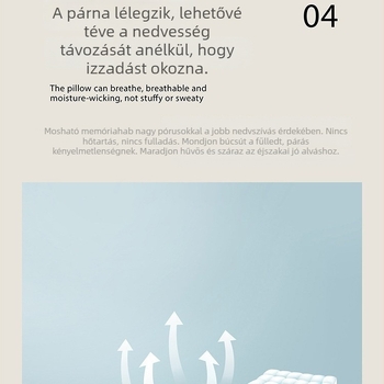 Szállodai stílusú mély alvás Pro memóriahabos párna, kettős maggal, nyomásmentes, lassú visszacsapódás, nyaki támasz, otthoni használatra