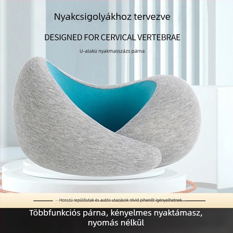 2025 Ostrich U-alakú memóriahabos párna utazáshoz és pihenéshez — repülő, autó, iroda, hordozható