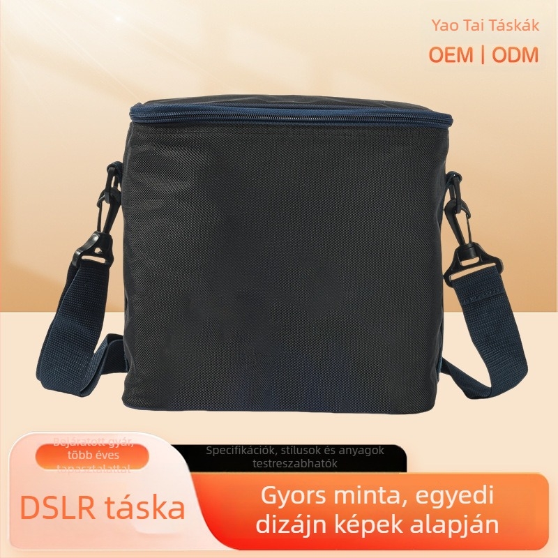 Személyre szabott új DSLR fényképezőgép táska, vízálló, crossbody utazáshoz