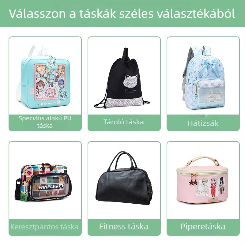 Személyre szabott kötött kockás sminktáska, kompakt utazási neszesszer