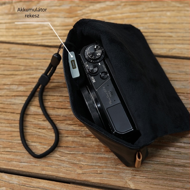 Digitális és mini kamerák tároló táska, kompatibilis Sony, Ricoh GR és Panasonic LX