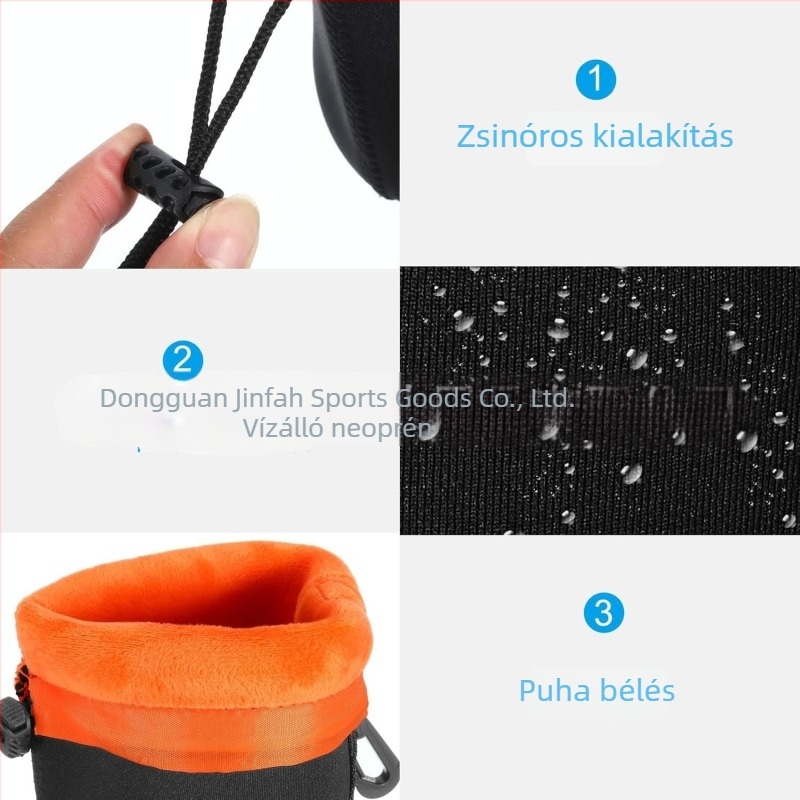 DSLR objektív táska egyedi logóval, neoprén tok DSLR-hez