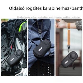 SYMIK védőtok Insta360 X5/X4-hez velúr belsővel