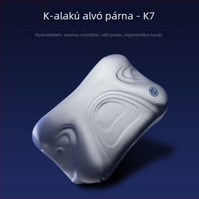 Memóriahabos párna mély alváshoz, lassú rebound, nyaki gerinc támogatás, alvást segítő párna, a párna szépségmagja