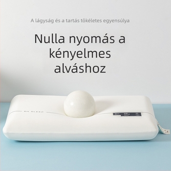 Memóriahab párna magja nyaki támasztásra – felnőttek, uniszex, téglalap alakú, magasság 5–10 cm, tömeg 1,0–1,5 kg, mély alvás, lassú visszaalakulás