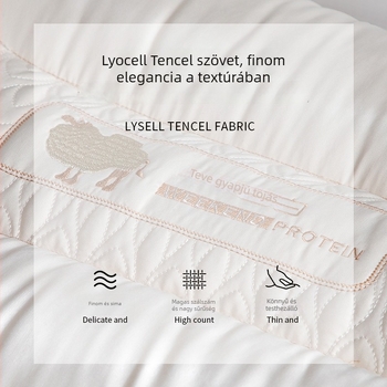Párna belső töltet otthoni használatra, puha poliészter rost töltet, közepesen alacsony töltés, felnőtteknek, mély alvás támogatás, nyaki gerinc védelem, egy személyes párna