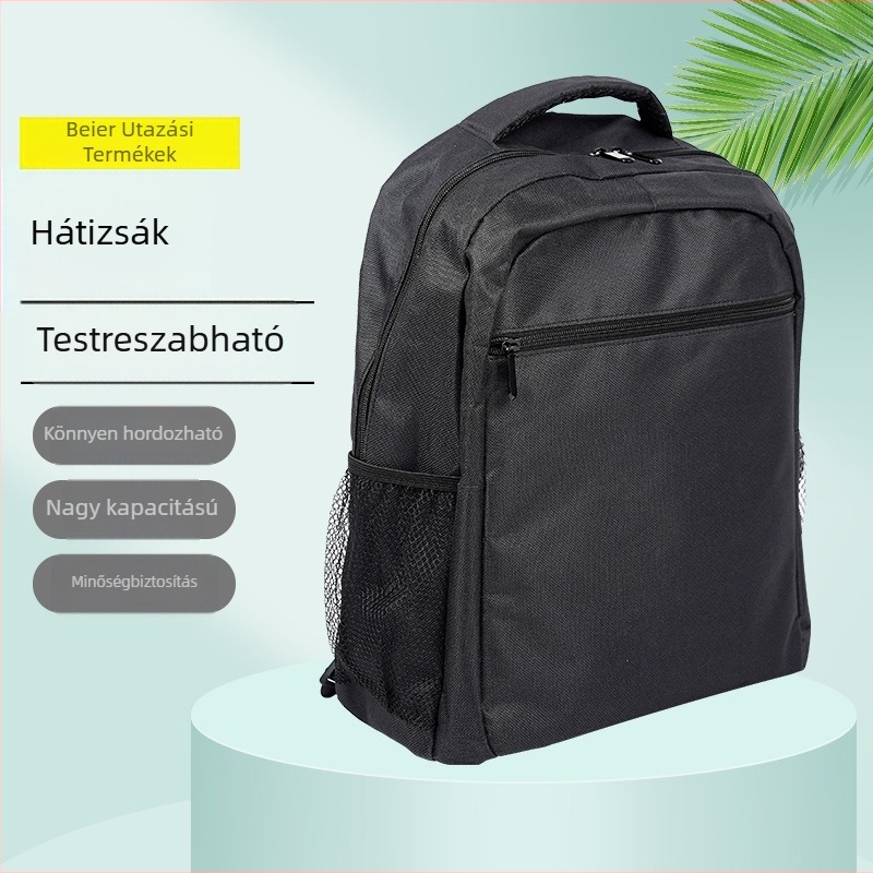 Hétköznapi, minimalistikus Oxford hátizsák, strapabíró és könnyű, nagy kapacitású, 13 hüvelykes laptophoz, diákoknak és utazáshoz