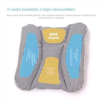 PE csőből készült deréktámasz irodai székre és autóhoz, vastagított hátsó rész, lélegző nyári párna