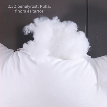 Egyszínű párna belső mag pamut burkolattal és toll-selyem-pamut töltettel - több méret a kanapéhoz